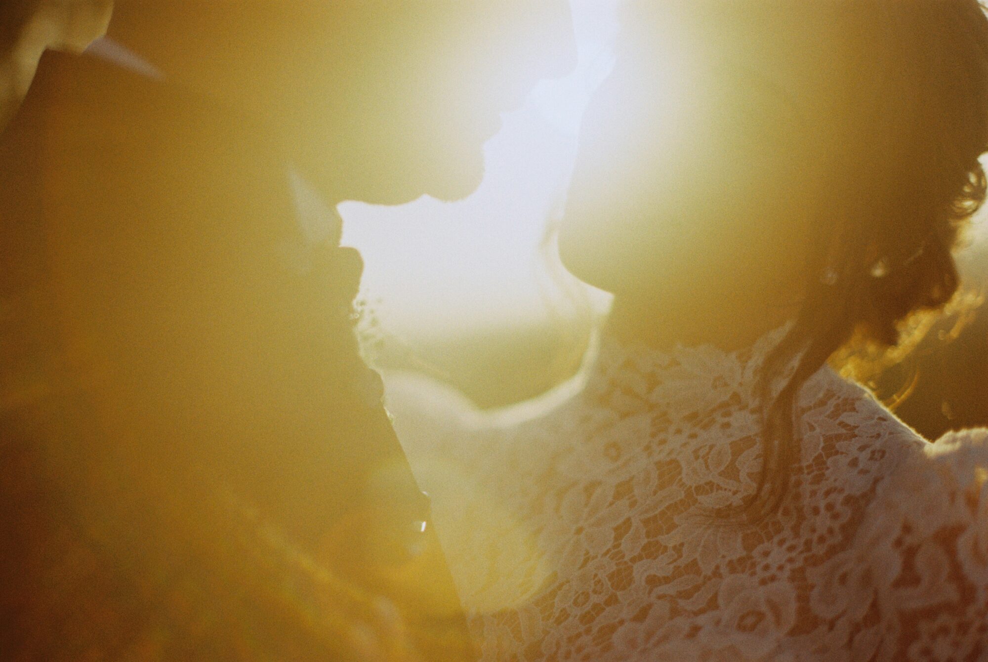 imagine of couple with flare in sicily